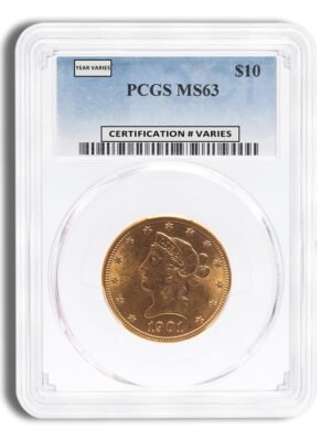  Gold Liberty Eagle - PCGS MS63