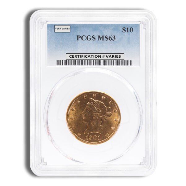  Gold Liberty Eagle - PCGS MS63