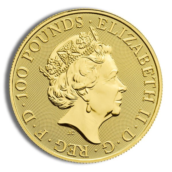 2017 1 oz Great Britain Queen's Beast Gold Coin - Griffin