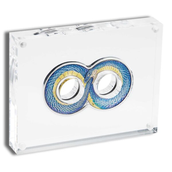 2022 2 oz Silver Ouroboros Infinity Antiqued Coin