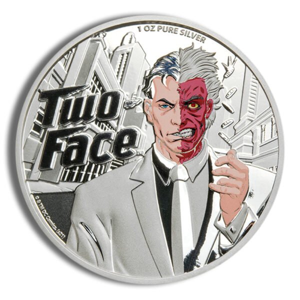 2022 1 oz Samoa Silver DC Comics Two-Face
