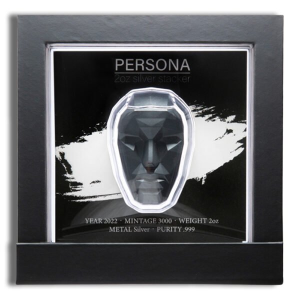 2 oz Silver South Korea Persona Dark Stacker