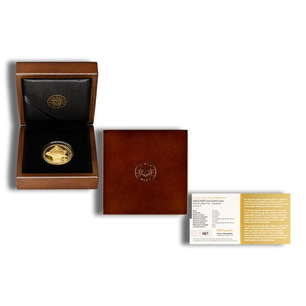 2023 1 oz Silver South African Big 5 Leopard Coin