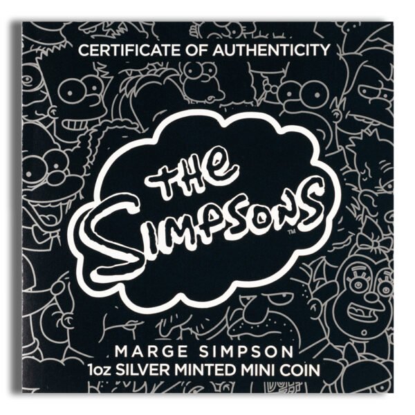 2022 Silver 1 oz Marge Simpson Mini Coin