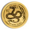 2013 1/4 oz Australia Gold Lunar Snake BU - Series II
