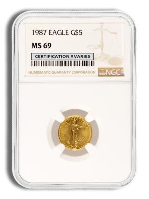 id8096642c3373346h845WtLZ7nBKLV08efnP5QD5BetX2K5IHbZFbxejWK4ZhfHv1ext-1.jpg 1987 1/10 oz Gold Eagle PCGS MS69