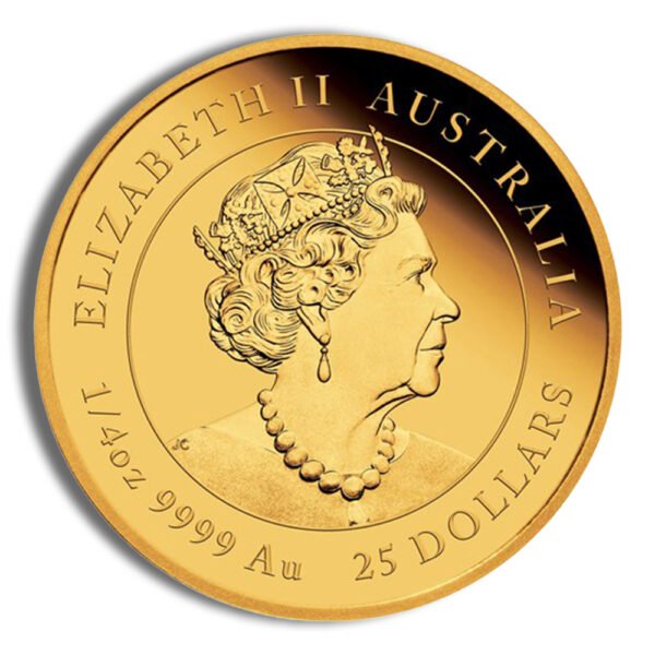 2021 1/4 oz Australia Gold Lunar Ox BU - Series III
