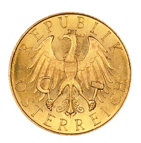 Austria 25 Schilling Gold Coin