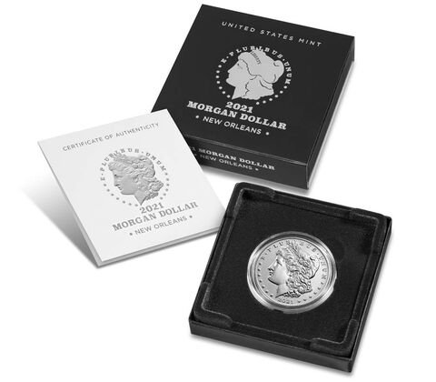 2021-O Morgan Dollar w/Box & COA