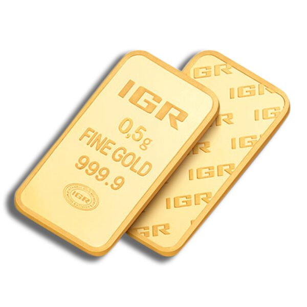 1/2 gram Gold Bar - IGR Metals (Carded)