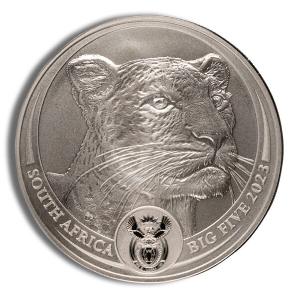 2023 1 oz Silver South African Big 5 Leopard Coin