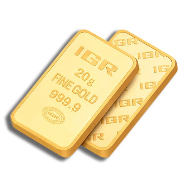 20 gram Gold Bar - IGR Metals (Carded)