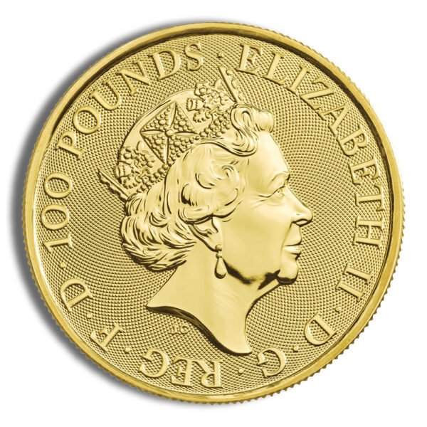 2020 1/4 oz Great Britain Queen's Beast Gold Coin - White Lion
