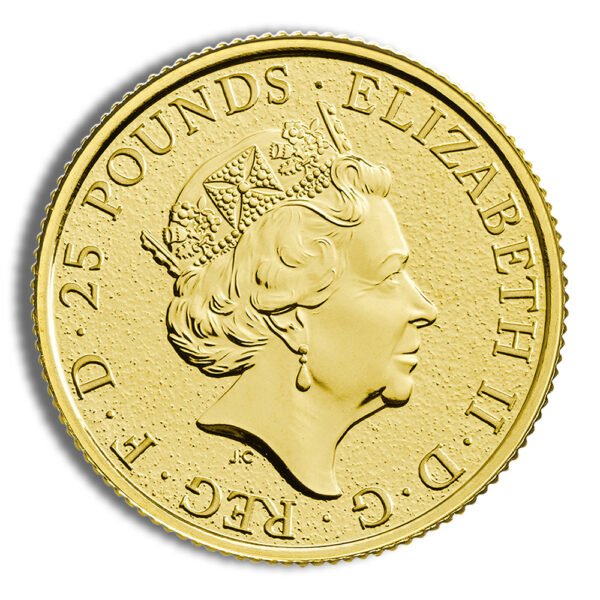 2017 1/4 oz Great Britain Queen's Beast Gold Coin - Dragon