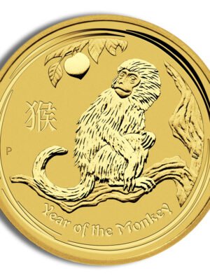 2016 1/4 oz Australia Gold Lunar Monkey BU - Series II