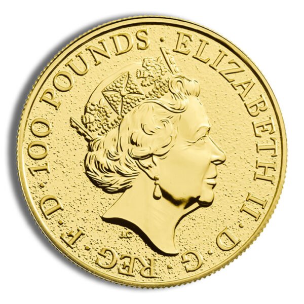 2018 1 oz Great Britain Queen's Beast Gold Coin - Bull