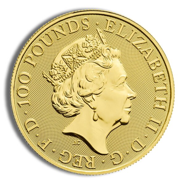2019 1 oz Great Britain Queen's Beast Gold Coin - Falcon