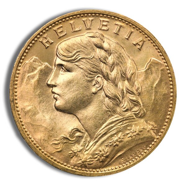 Switzerland Gold 20 Francs - Helvetia (1897-1949)