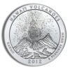 2012 5 oz ATB Hawaii Volcanoes Silver Coin - BU