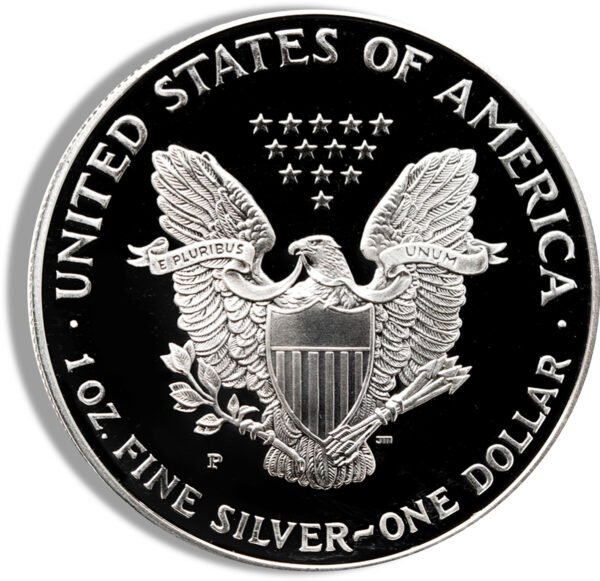 1993-P Proof Silver Eagle with Box & COA